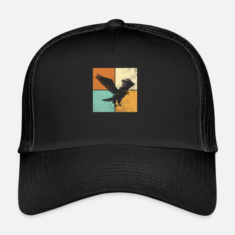 Adler - Trucker Cap - Schwarz/Schwarz