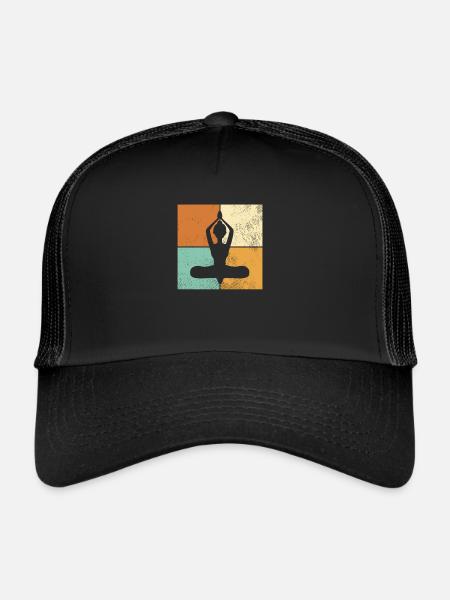 Meditation - Trucker Cap - black/black - Front