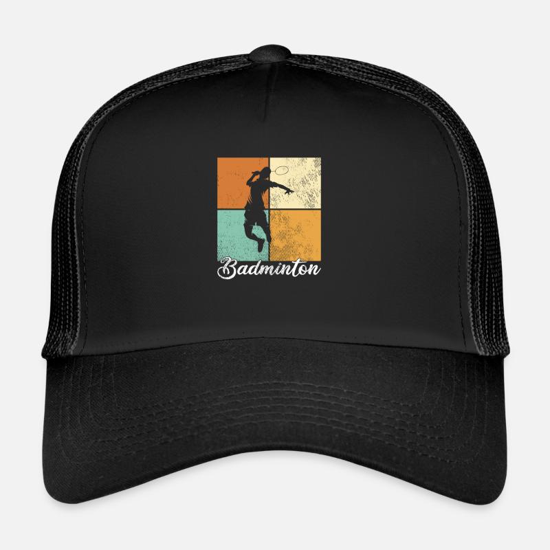 Badminton - Trucker Cap - Schwarz/Schwarz