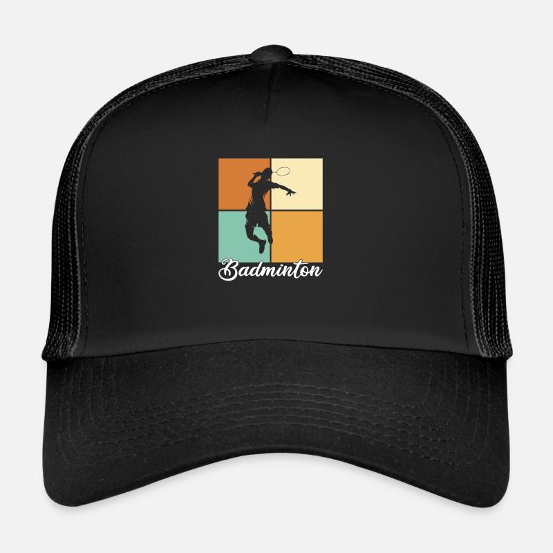 Badminton - Trucker Cap - Schwarz/Schwarz