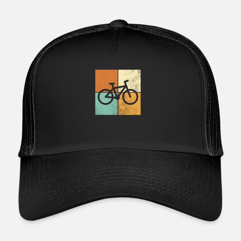 Bicyclette - Casquette trucker  - noir/noir