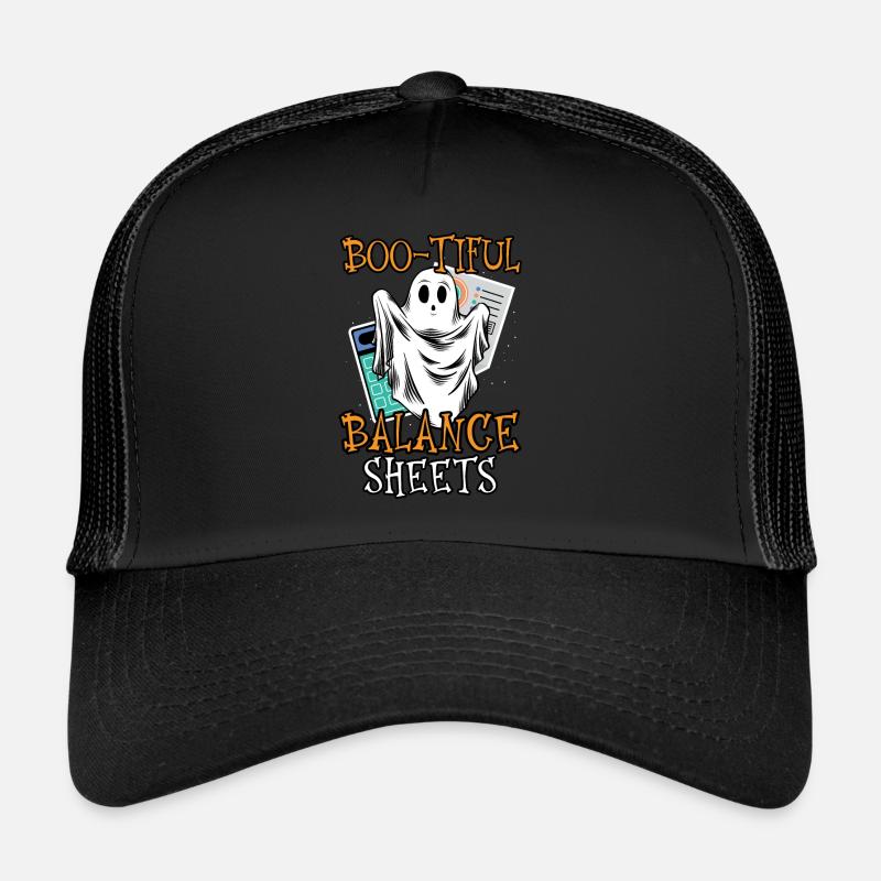 Boo-tiful Bilans Comptable Halloween Casquette trucker 
