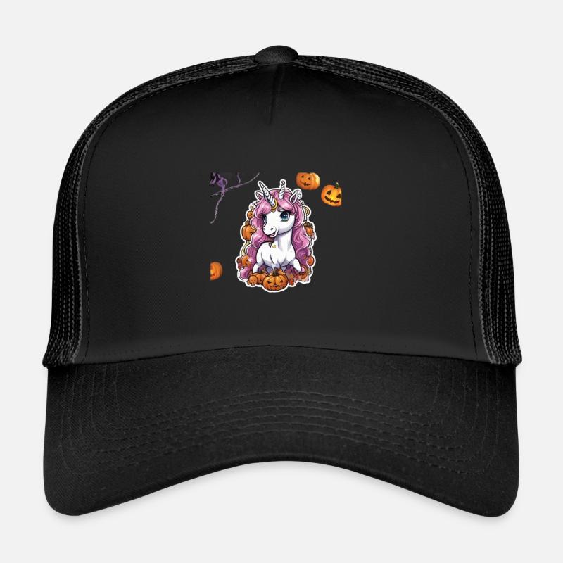 Einhorn Halloween Einhörner Unicorn Helloween Trucker Cap