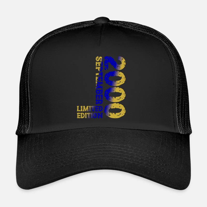 2000 Septembre Édition Limitée 23rd Birthday Deco Casquette trucker 