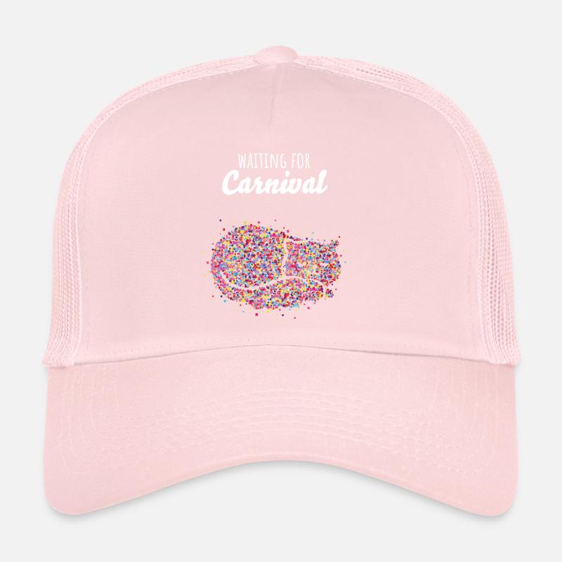 Carnival Carnival Confetti Cat Cat Lover Trucker Cap