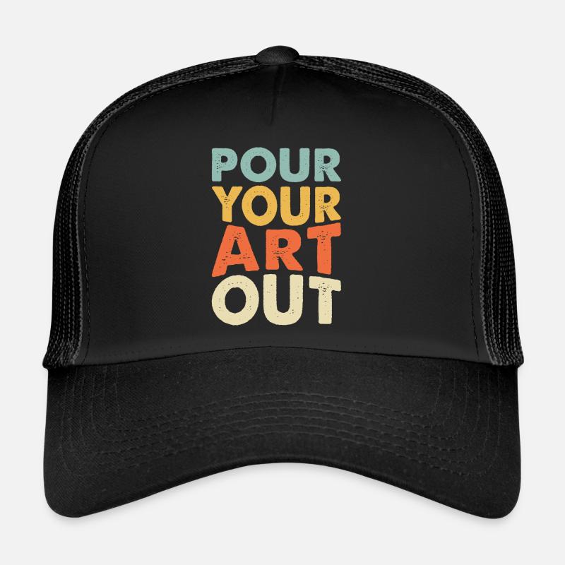 Artist - Trucker Cap - black/black