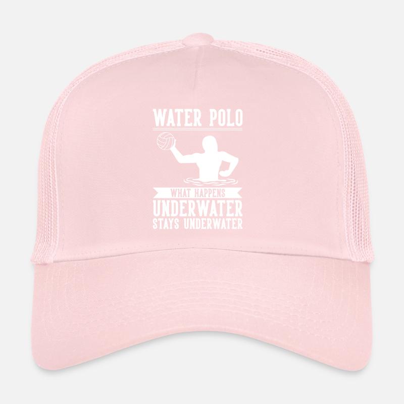 Water Polo What Happens Underwater Trucker Cap