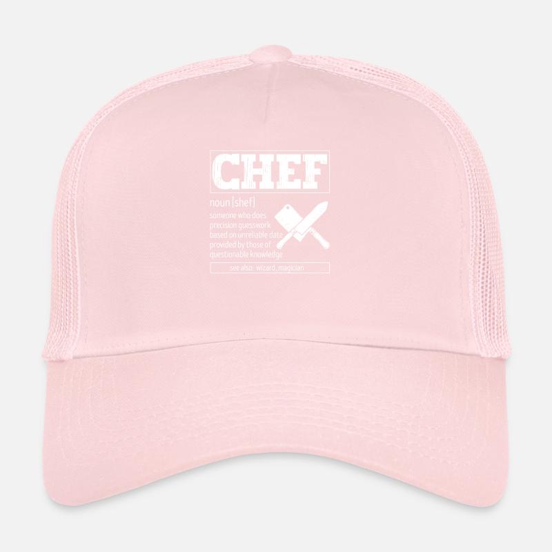 Chef Définition Funny Dictionary Cooking Casquette trucker 