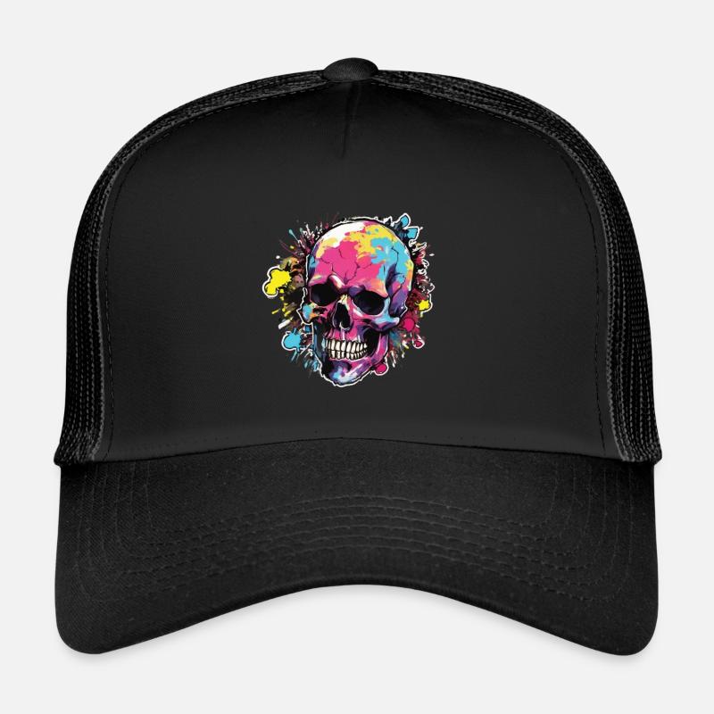 Skulls Skull Skull Skull Bones Trucker Cap