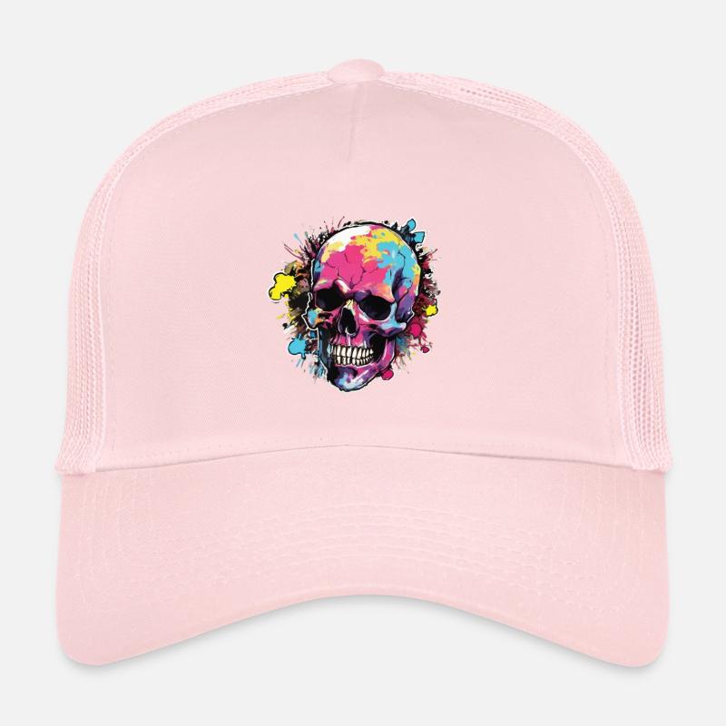 Skulls Skull Skull Skull Bones Trucker Cap