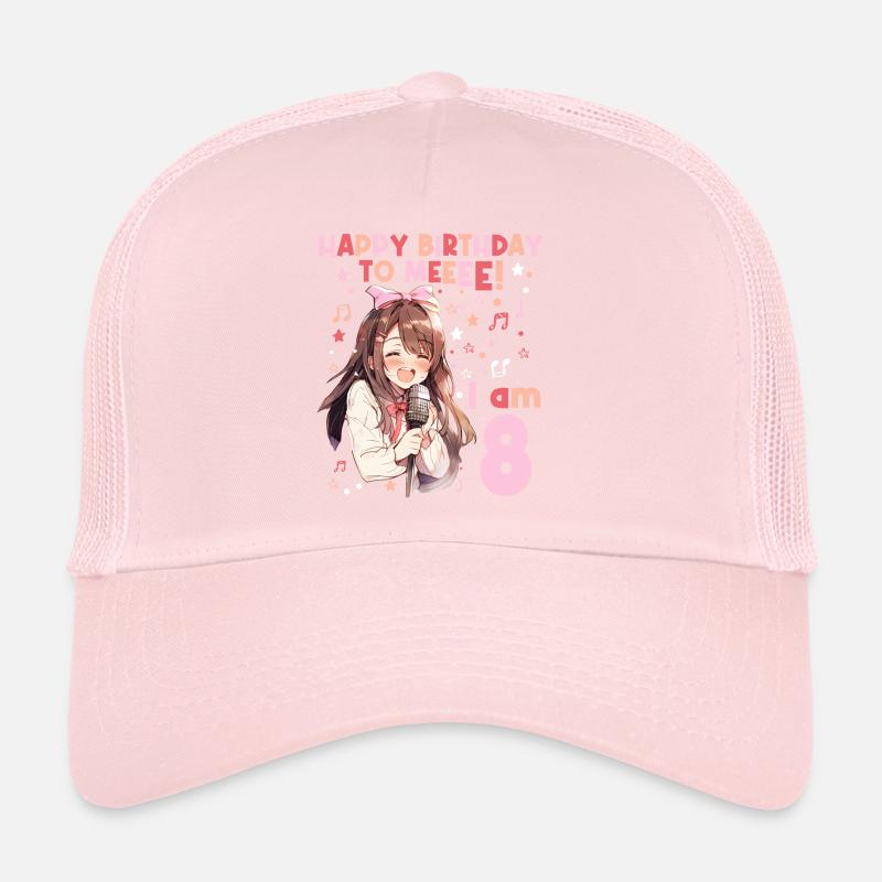 Anime Mandga K-Pop KPop Mädchen 8. Geburtstag Trucker Cap