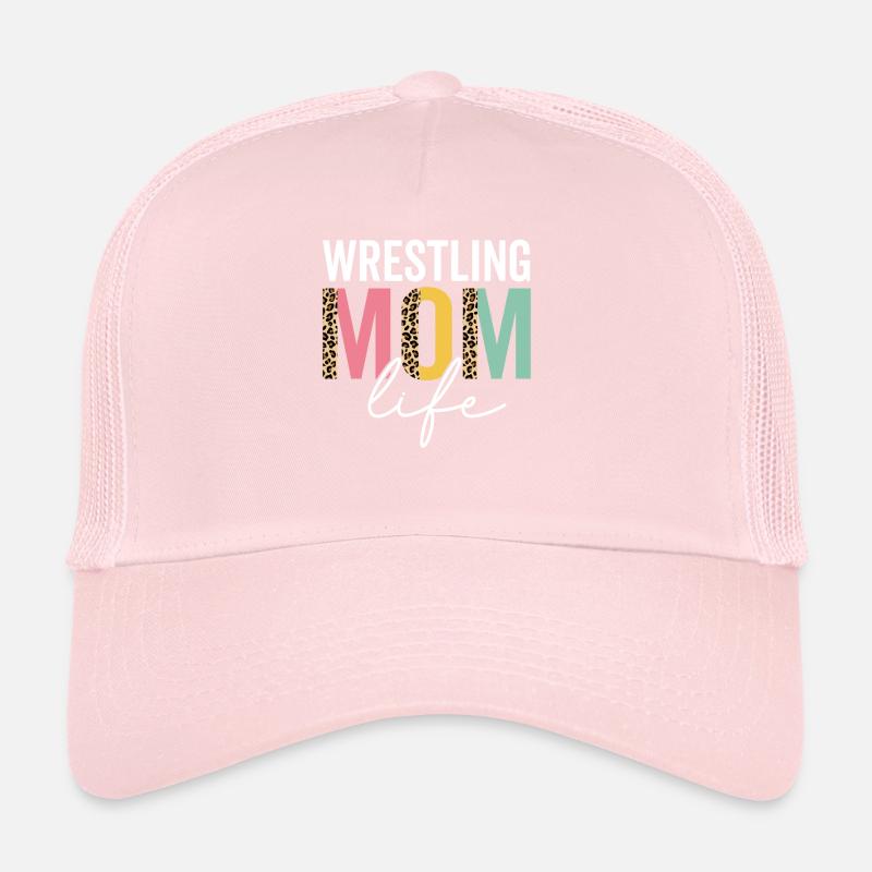 Lutte Maman Vie Léopard Guépard Drôle Casquette trucker 