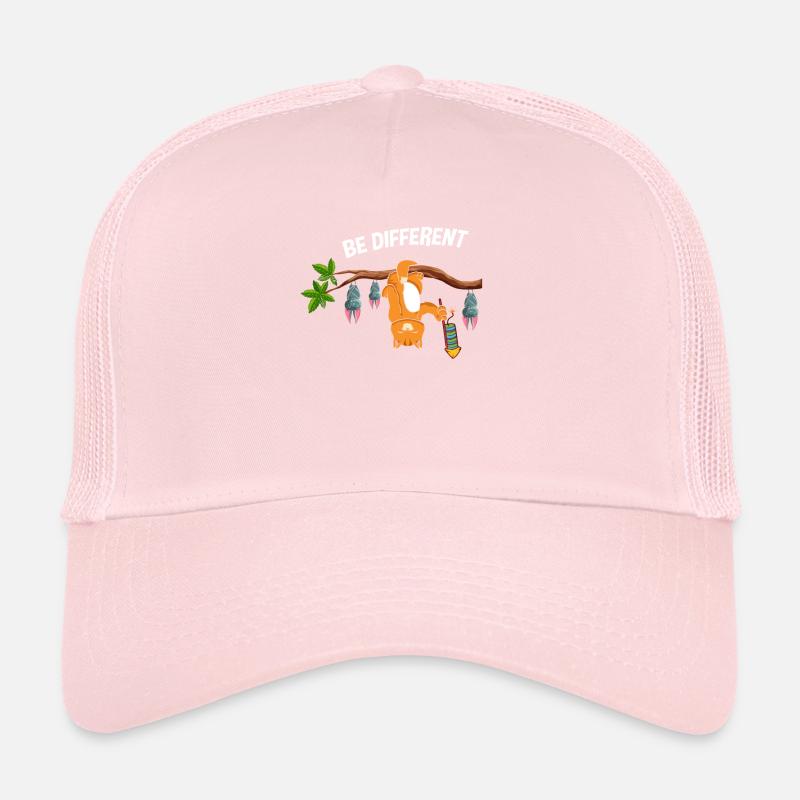 Soyez différent Chat avec les chauves-souris Casquette trucker 