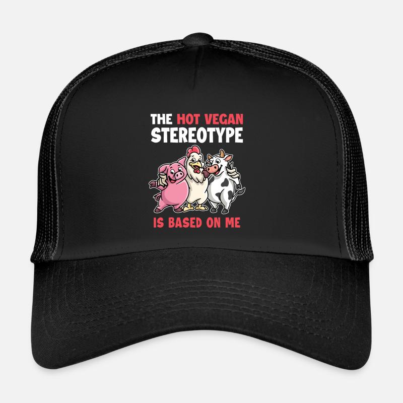 Le stéréotype végétalien chaud est basé sur les plantes On Me Casquette trucker 