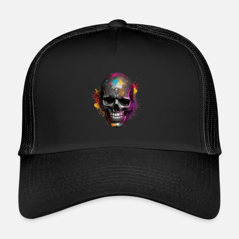 Skulls Skull Skull Skull Bones Trucker Cap