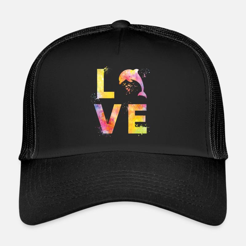 Delphin liebe Trucker Cap