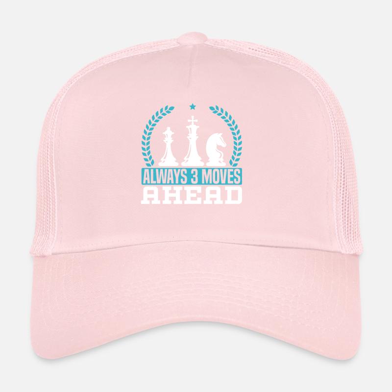 Chess Board Game Checkmate Strategy Chess Player Trucker Cap