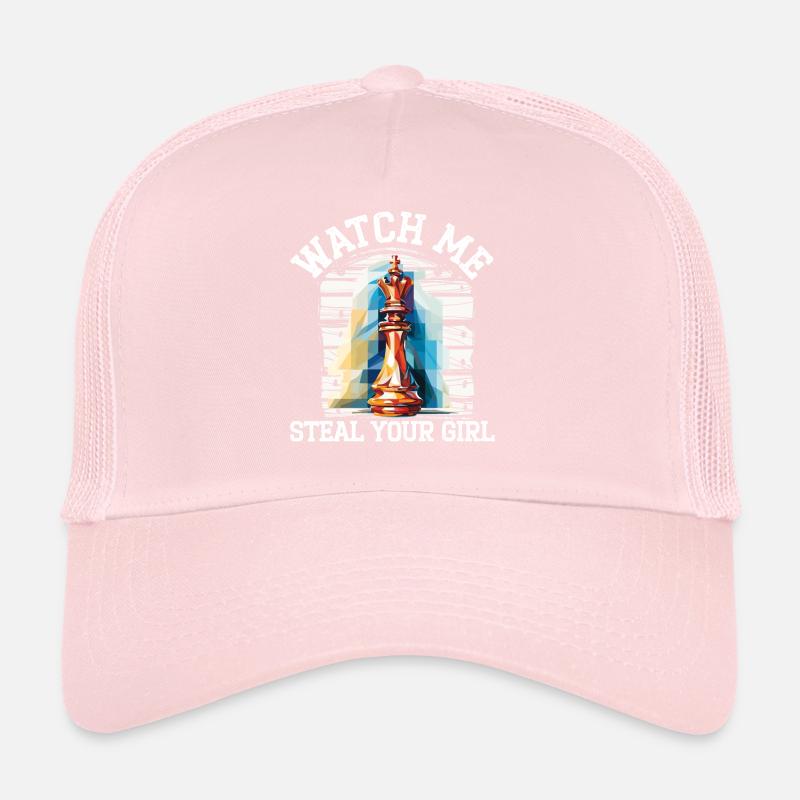 Chess Board Game Checkmate Strategy Chess Player Trucker Cap