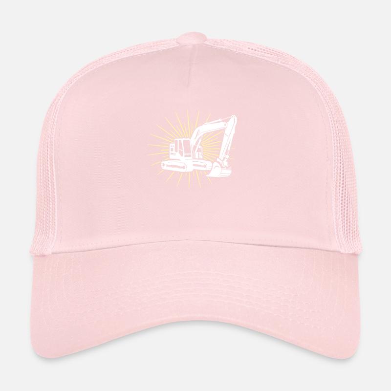 Pilote de pelle hydraulique Casquette trucker 