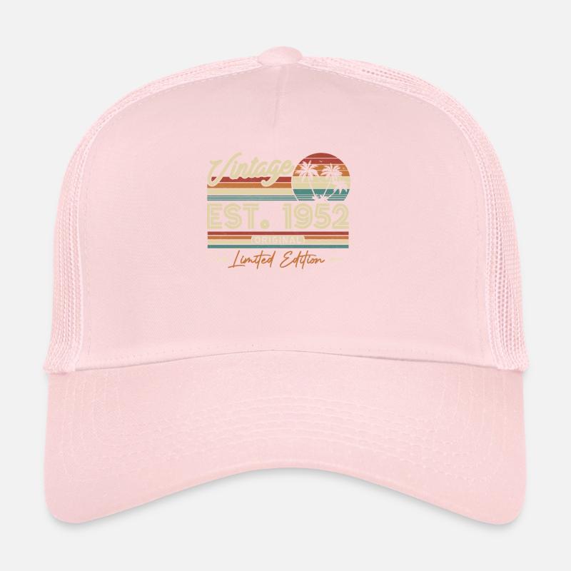 Millésime Anniversaire 1952 Millésime Casquette trucker 