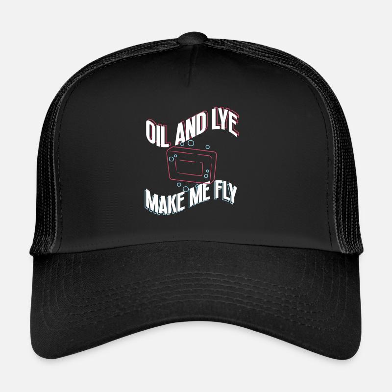 Fabrication de savon à l’huile et à la lessive Dicton Casquette trucker 
