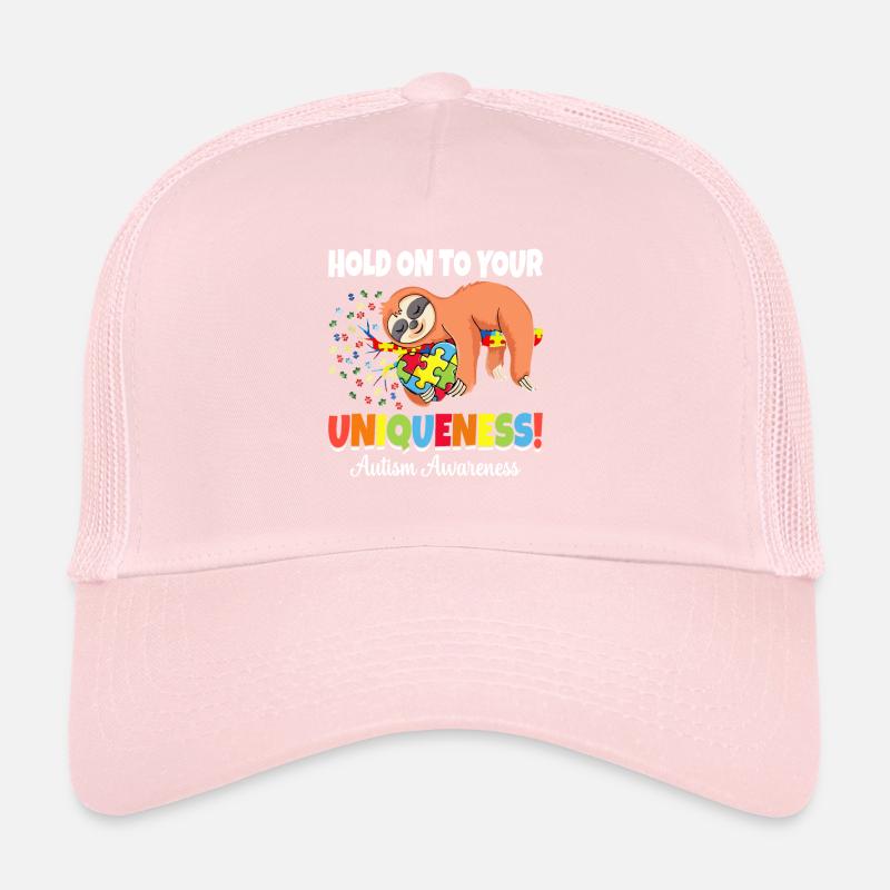 Autism Awareness Funny Autism Behavior Disorders Trucker Cap