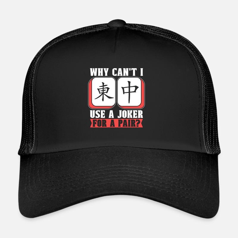 Mahjong Why Can't I Use A Joker For A Mahjong Game Trucker Cap