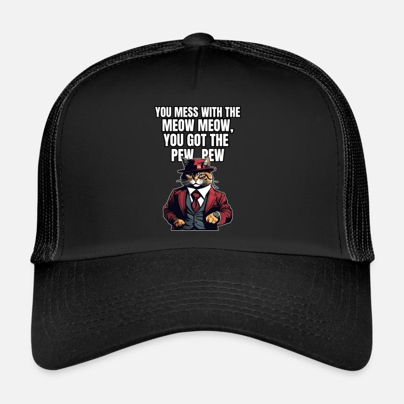 Katzen Katze Katzenshirt Katze Geschenkidee kitten Trucker Cap