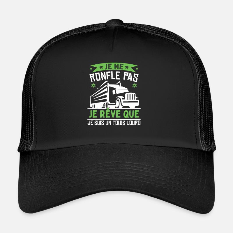 Je Suis Un Poids Lourd Casquette trucker 