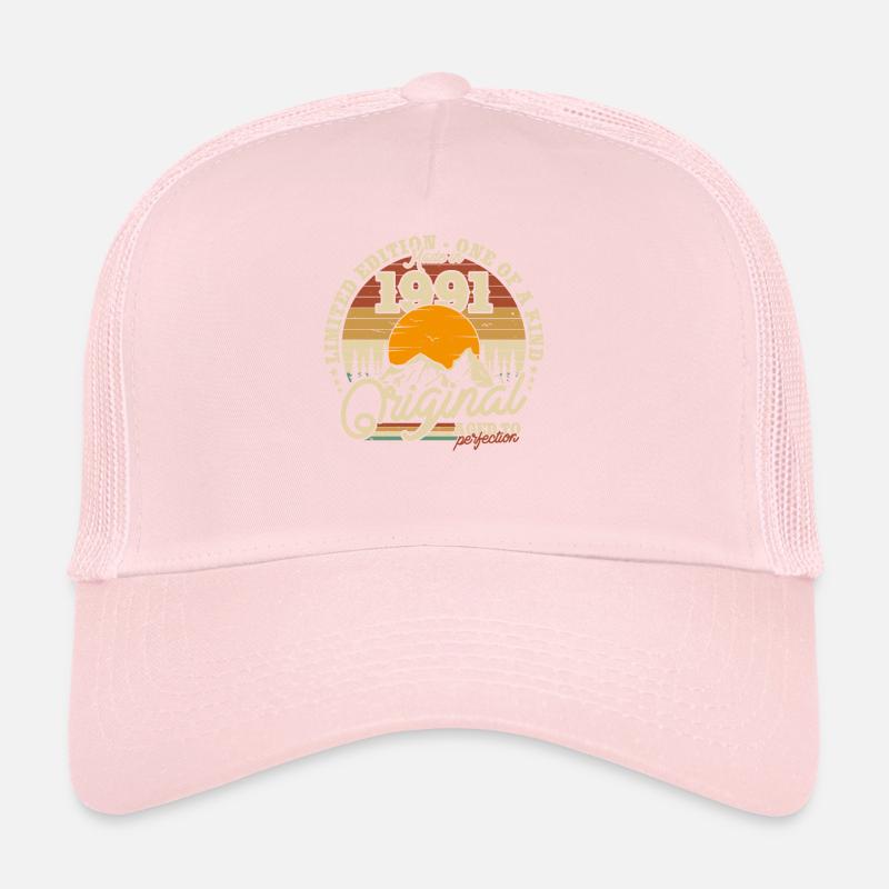 Nostalgic 1991 Birthday Gift Trucker Cap