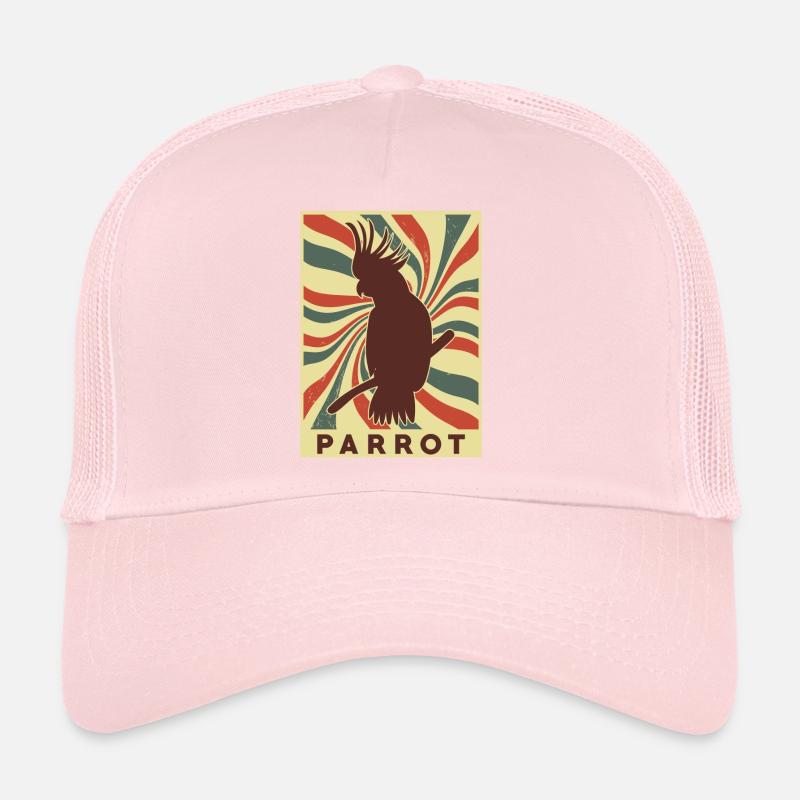 Perroquet Rétro Vintage Casquette trucker 