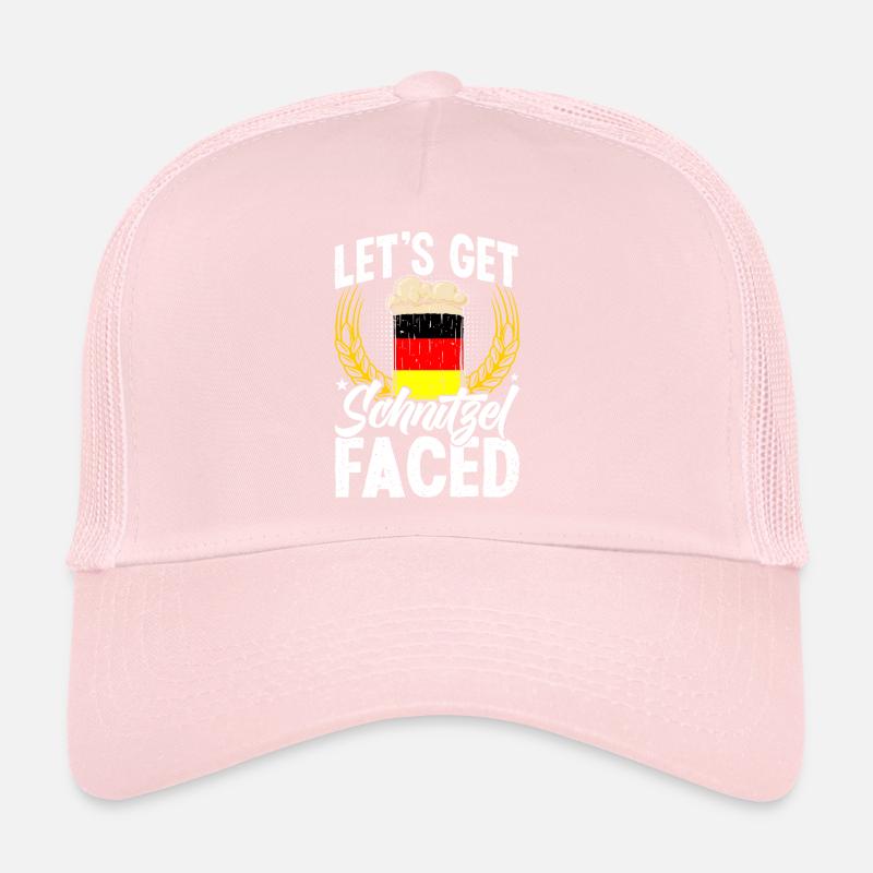 Deutsches Essen Let's get Schnitzel Faced Deutsch Trucker Cap