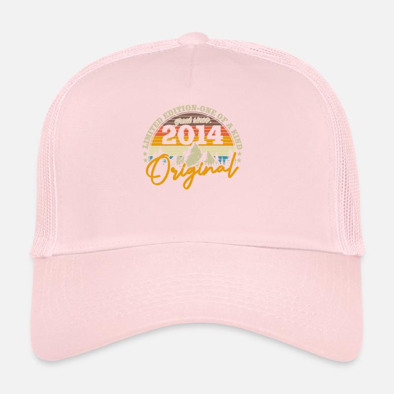 Cadeau rétro 10e anniversaire 2014 Casquette trucker 