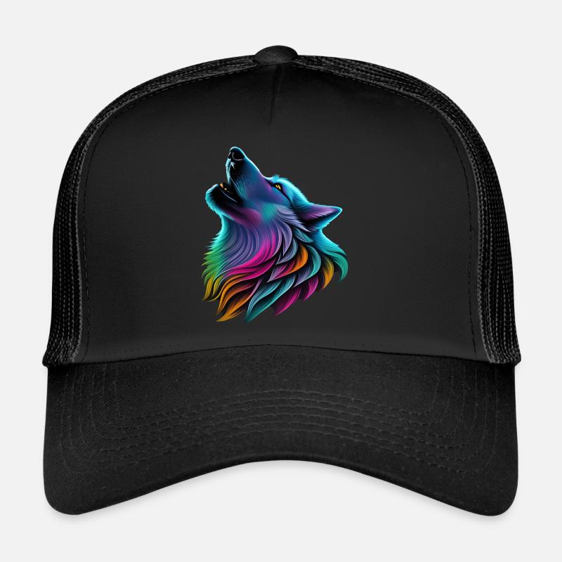 Bunter Wolf Trucker Cap