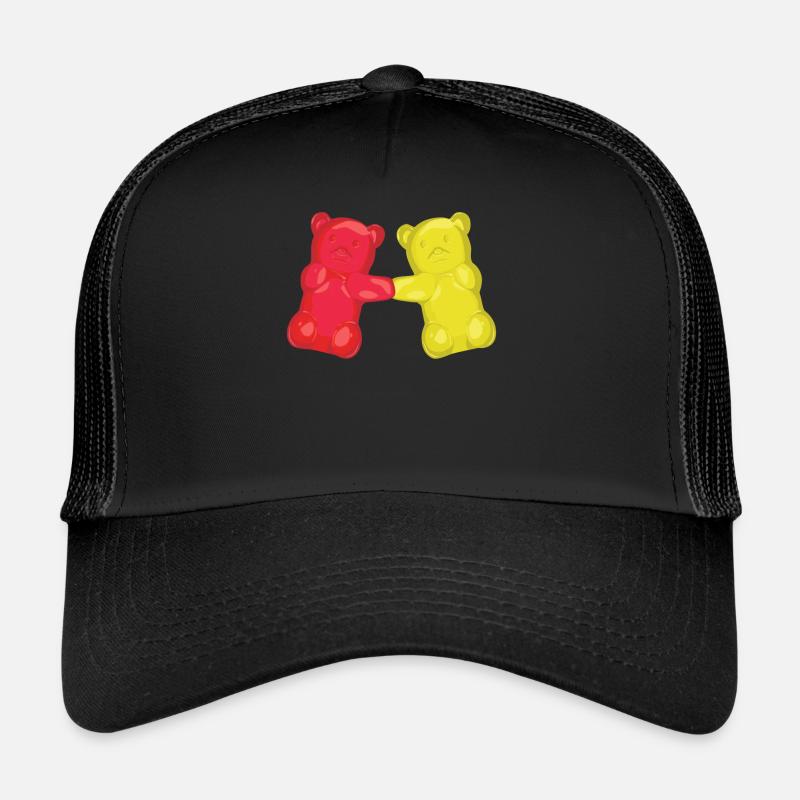Gummibärchen tanzen Boogie Woogie - Trucker Cap - Schwarz/Schwarz