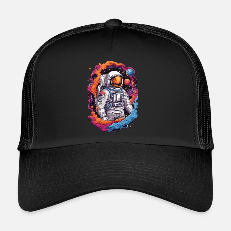 Astronautes de l’espace conçoivent des étoiles et des planètes Casquette trucker 