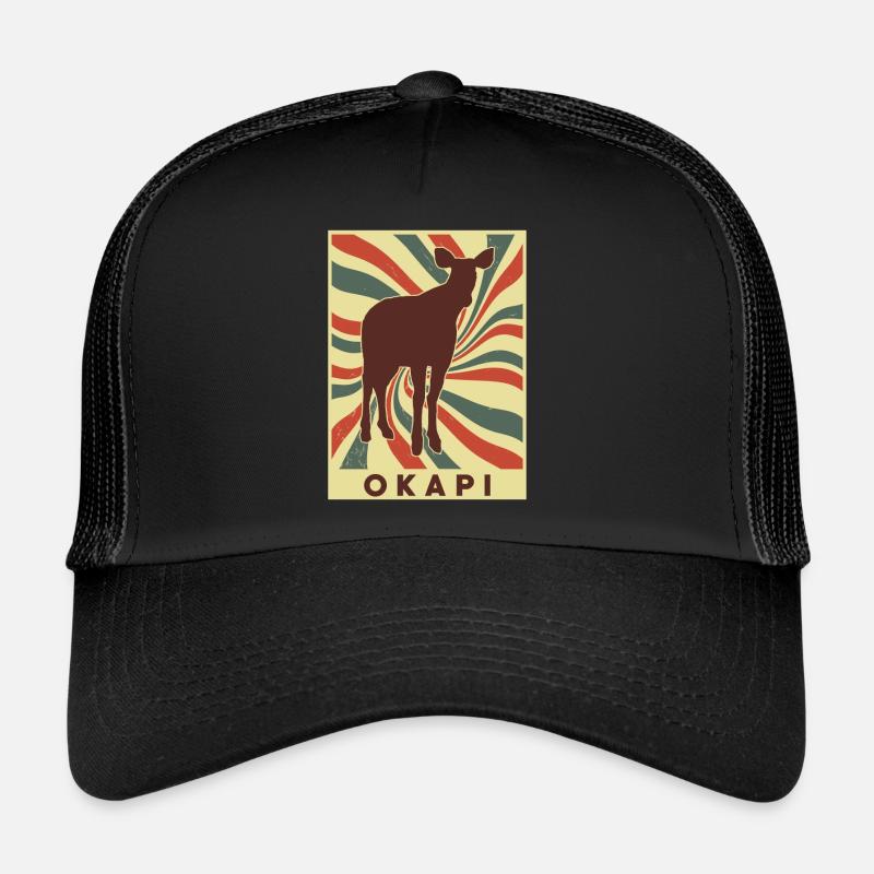 Okapi Retro Vintage Trucker Cap