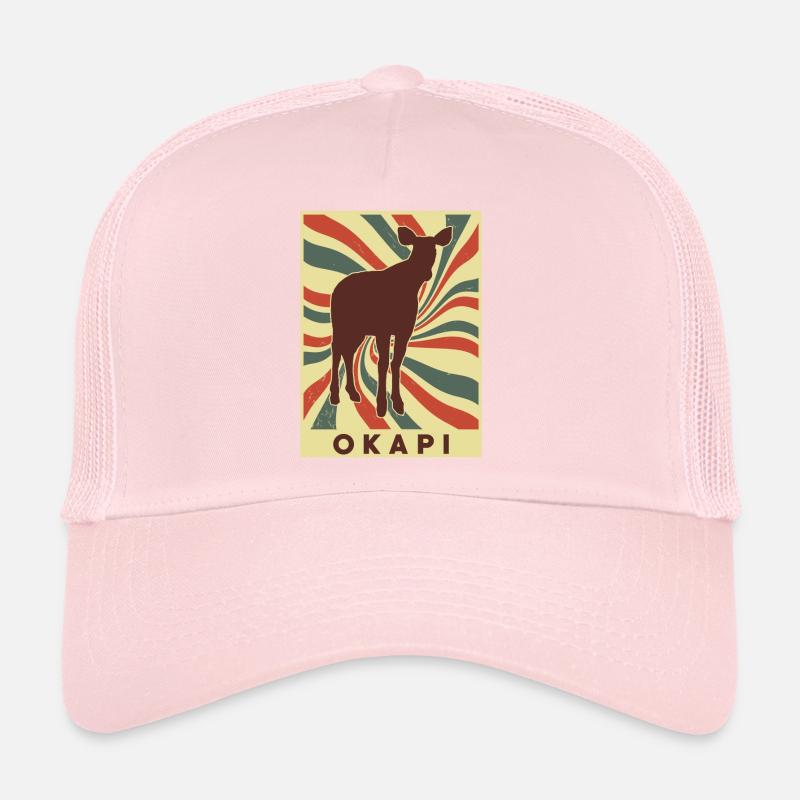 Okapi Retro Vintage Trucker Cap