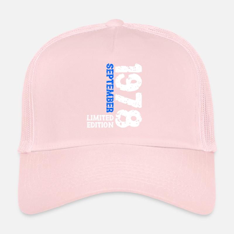 1978 Septembre Édition Limitée 45th Birthday Deco Casquette trucker 