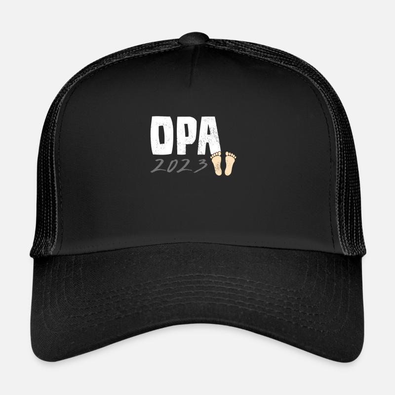 Opa 2023 - Trucker Cap - Schwarz/Schwarz