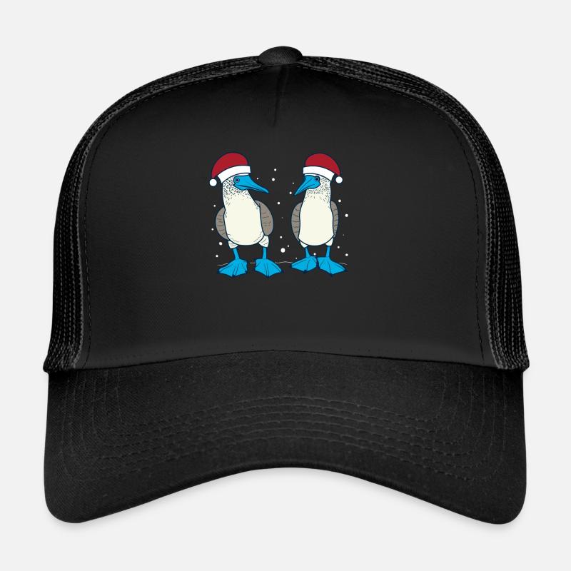 Fou à pieds bleus Noël Casquette trucker 