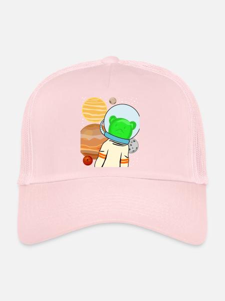 Gummy bears in space - Trucker Cap - pale pink - Front