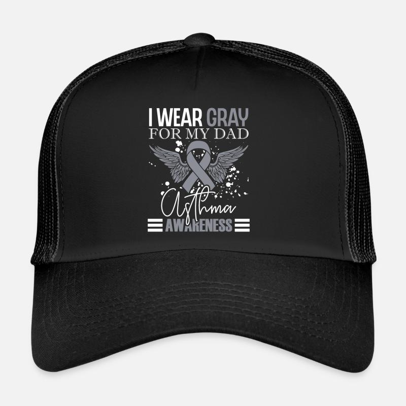 Asthma-krieger Ich Trage Grau Für Meine Mutter Trucker Cap