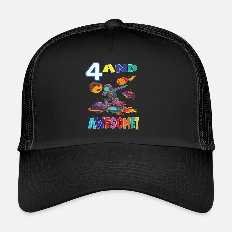 4 Et un astronaute d’anniversaire génial Casquette trucker 