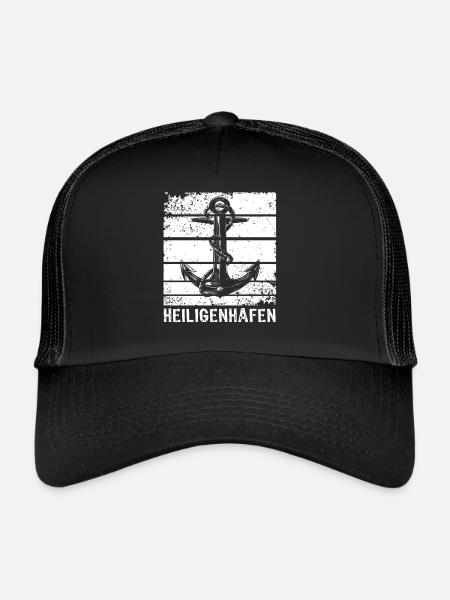 Heiligenhafen - Trucker Cap - Schwarz/Schwarz