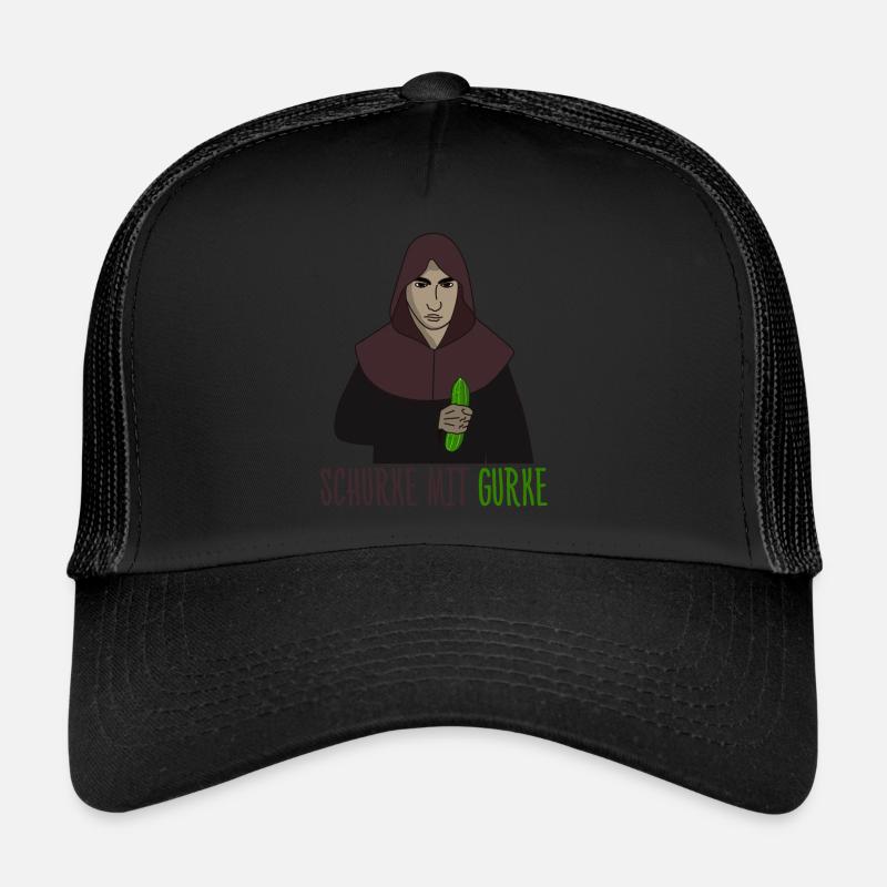 Schurke mit Gurke Trucker Cap