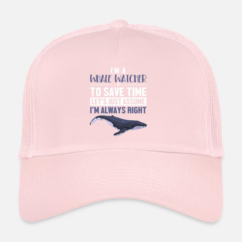 Whale Watcher Supposons que j’ai raison Cetacea Casquette trucker 