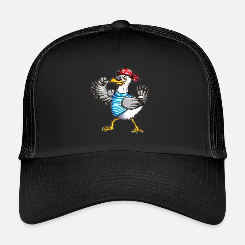 Sailor Seagull Moin Saying North Sea Lovers Casquette trucker 