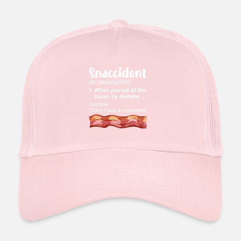 Amateur de bacon - Je fais du bacon dessus Casquette trucker 