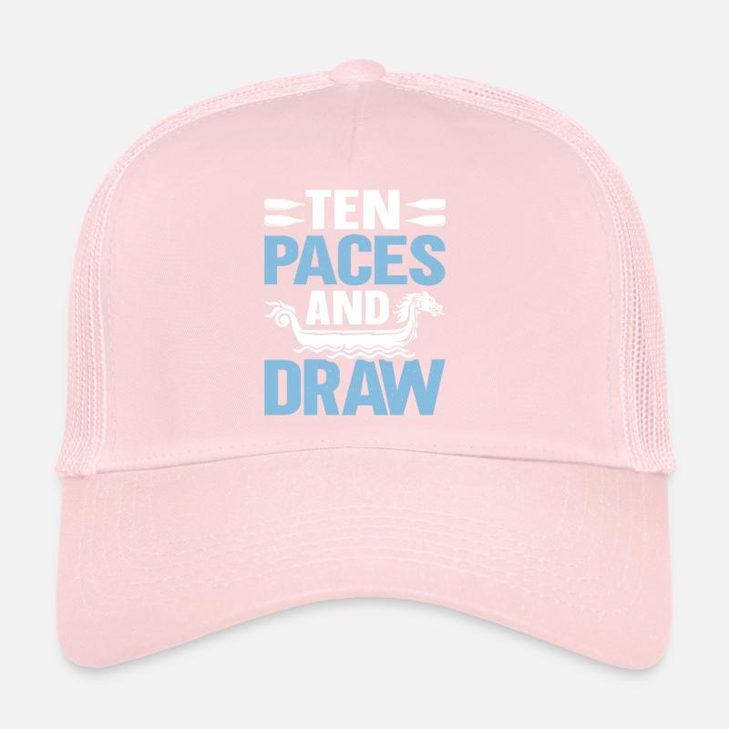 Drôle de pagaie de course de bateau-dragon Casquette trucker 